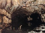Gustave Courbet Wall Art - The Source of the Loue River